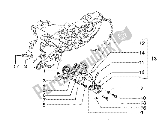 Wszystkie części do Pompa Olejowa Gilera Runner 125 FX 2T 1998