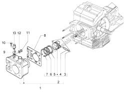 axe de cylindre-piston-poignet, assy