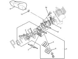 Carburettor, assembly - Union pipe