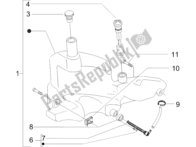 Toutes les pièces pour le Cuve à Mazout du Gilera Stalker Special Edition 50 2007