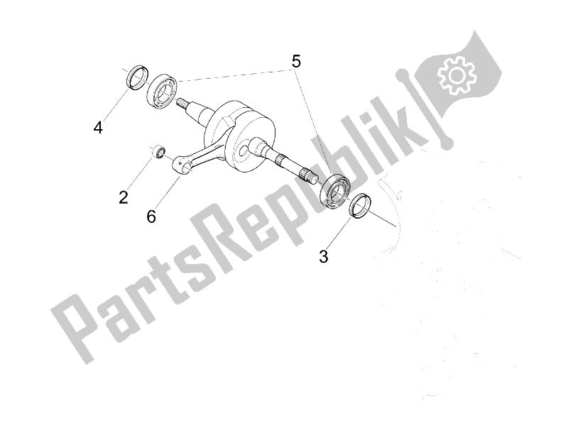 Toutes les pièces pour le Vilebrequin du Gilera Storm 50 2007