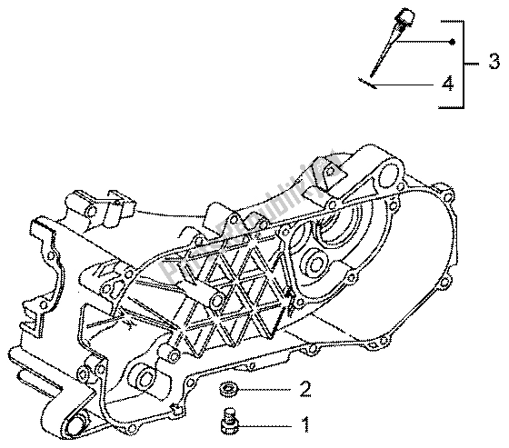 Tutte le parti per il Controllo Dell'olio del Gilera Runner 50 Poggiali 1998