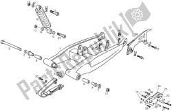 Swing arm-shock absorber