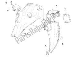 boîte à gants avant - panneau de protection des genoux