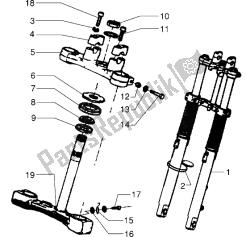 suspensão da roda dianteira