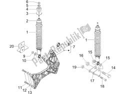 sospensione posteriore - ammortizzatore / i