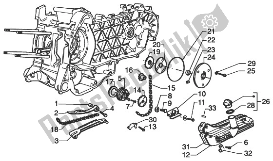 Todas las partes para Bomba De Aceite-cárter De Aceite de Gilera Runner 200 VXR 4T 1998