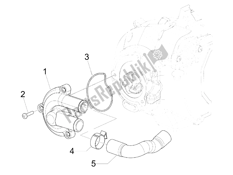 Todas las partes para Bomba De Enfriamiento de Gilera Runner 125 VX 4T Race E3 UK 2006