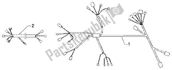 All parts for the Cable Harness of the Gilera DNA GP Experience 50 1998