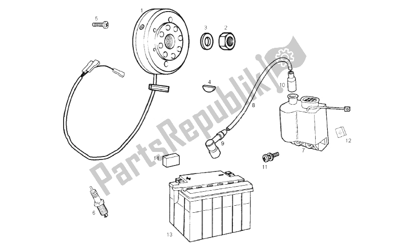 Todas las partes para Unidad De Encendido de Gilera SMT 50 2011