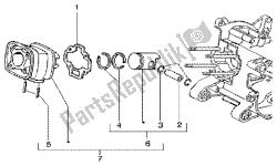 axe de cylindre-piston-poignet, assy