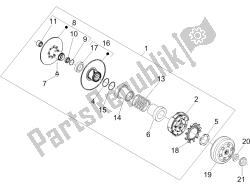 Driven pulley