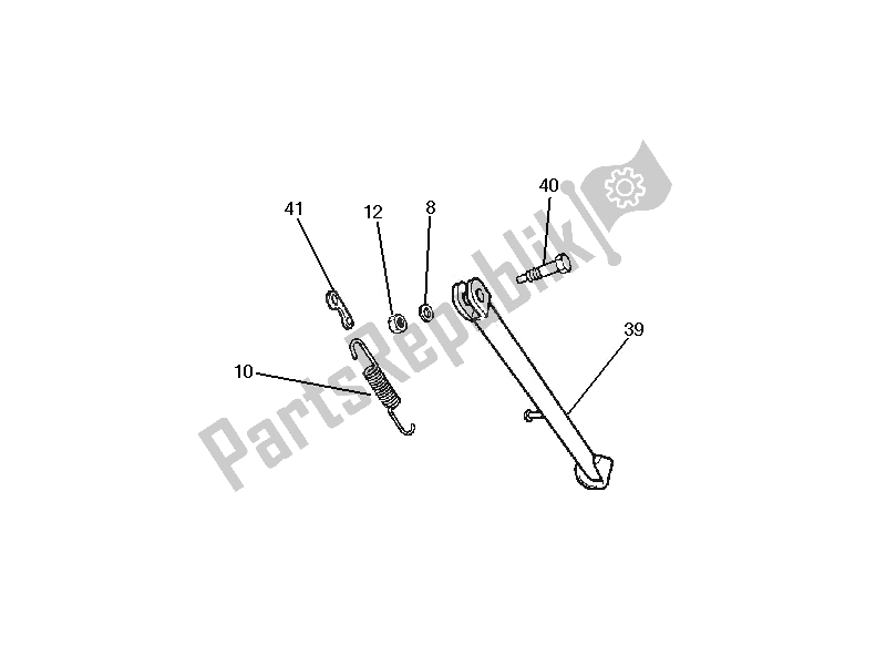 Toutes les pièces pour le Des Stands du Gilera SC 125 2006