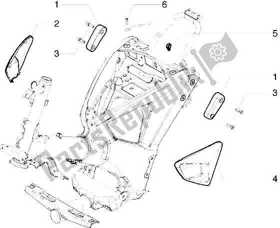 Wszystkie części do Ok? Adziny Boczne Gilera ICE 50 1998