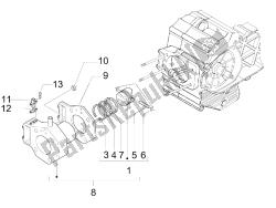 Cylinder-piston-wrist pin unit