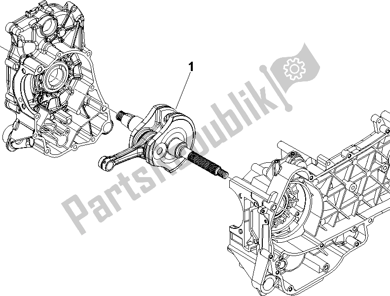 Toutes les pièces pour le Vilebrequin du Gilera Nexus 125 E3 2007