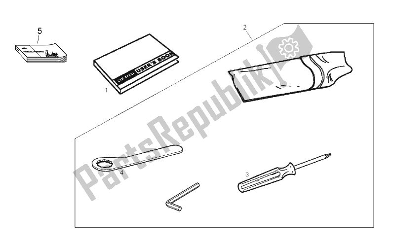 All parts for the Completing Part of the Gilera SMT Racing 50 2011