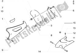 Splash guard bracket-Carburettor cover