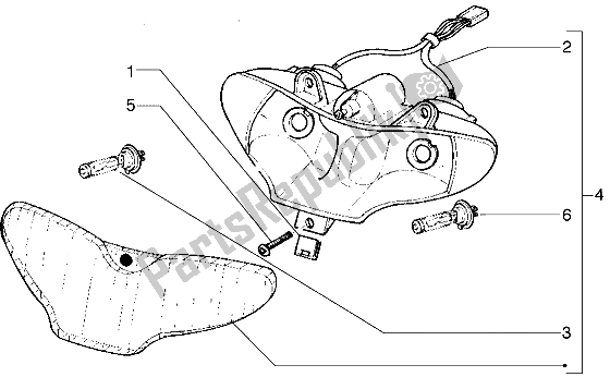 Tutte le parti per il Unità Ottica del Gilera Runner VXR 125 1998