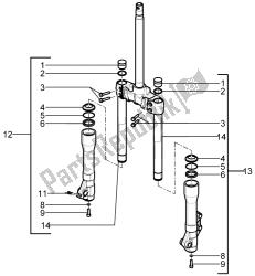 Fork's components (Kayaba)