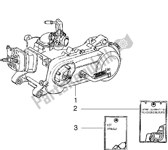 Tutte le parti per il Motore del Gilera Runner 125 FX 2T 1998