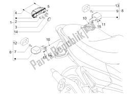 faros traseros - luces intermitentes