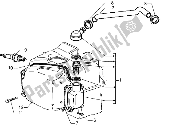 Toutes les pièces pour le Soupape De Vidange D'huile du Gilera DNA 125 1998