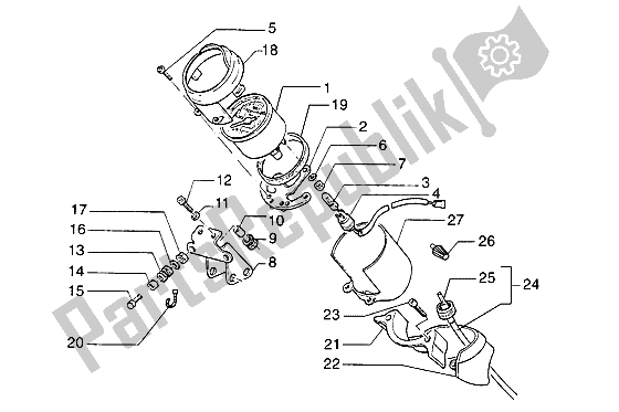 Wszystkie części do Pr? Dko? Ciomierz Gilera Cougar 50 1998