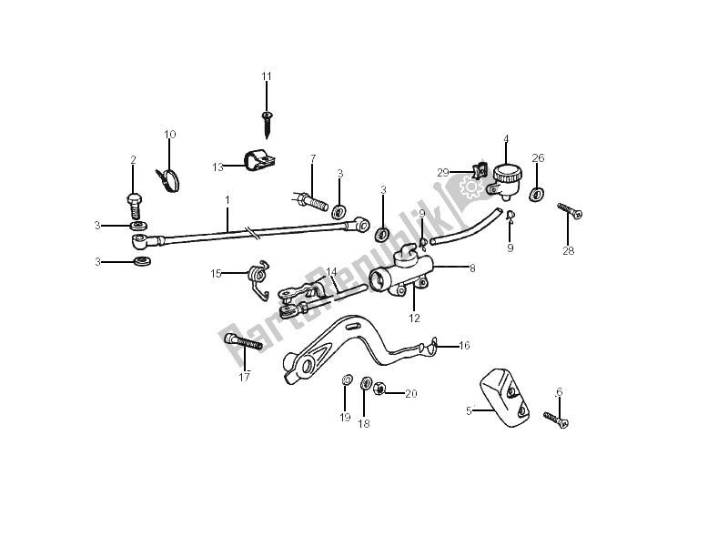 All parts for the Braking System of the Gilera RCR 50 2006