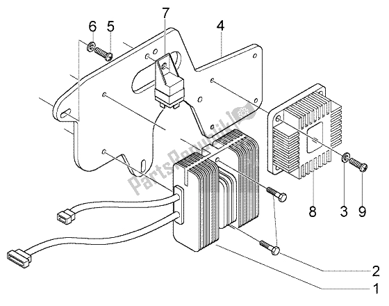 All parts for the Electrical Devices of the Gilera Nexus 500 1998