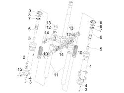 Fork's components (Kayaba)