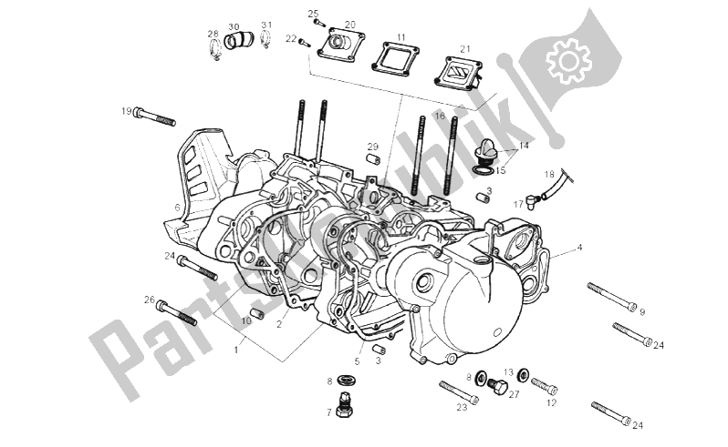 Toutes les pièces pour le Carters du Gilera SMT 50 2011