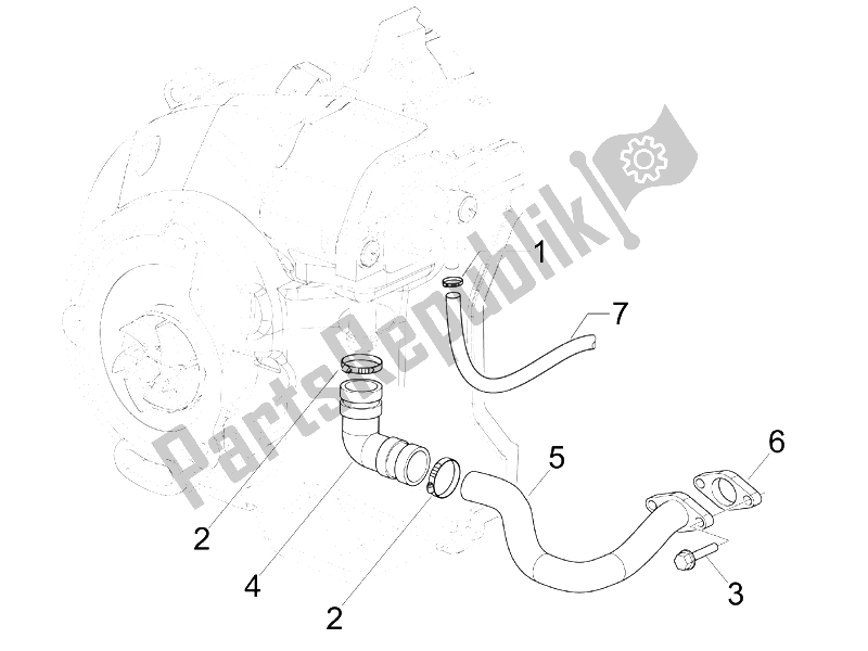 Tutte le parti per il Air Box Secondario del Gilera Runner 125 VX 4T Race E3 UK 2006