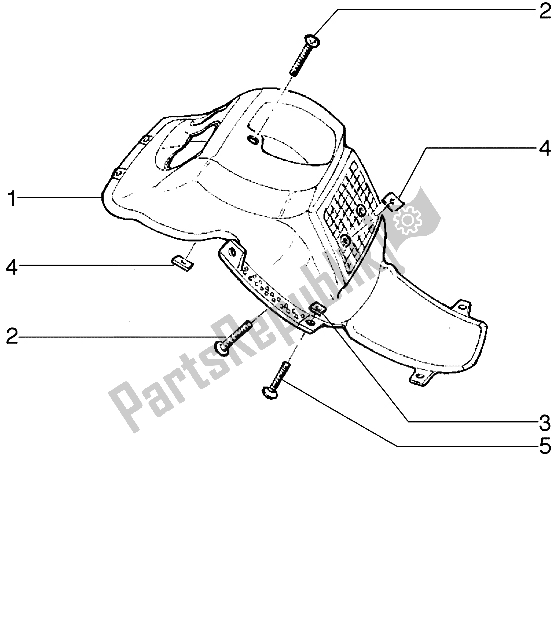 Toutes les pièces pour le Carénages (3) du Gilera Runner VXR 125 1998