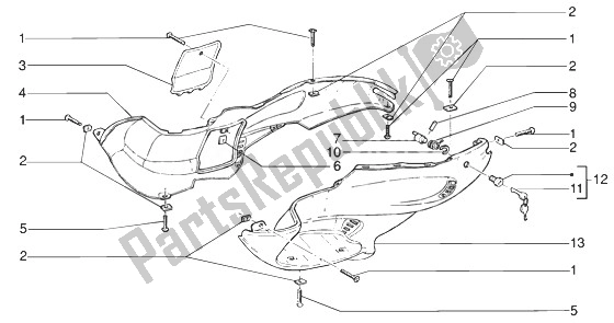 Todas las partes para Carenados (2) de Gilera Runner 200 VXR 4T 1998