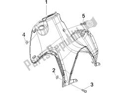 Front glove-box - Knee-guard panel