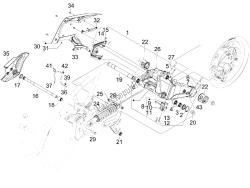 sospensione posteriore - ammortizzatore / i