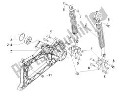 sospensione posteriore - ammortizzatore / i