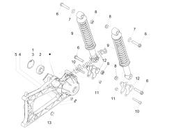 suspension arrière - amortisseur / s