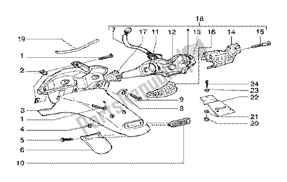 Tutte le parti per il Fanale Posteriore del Gilera Runner 125 FX 2T 1998