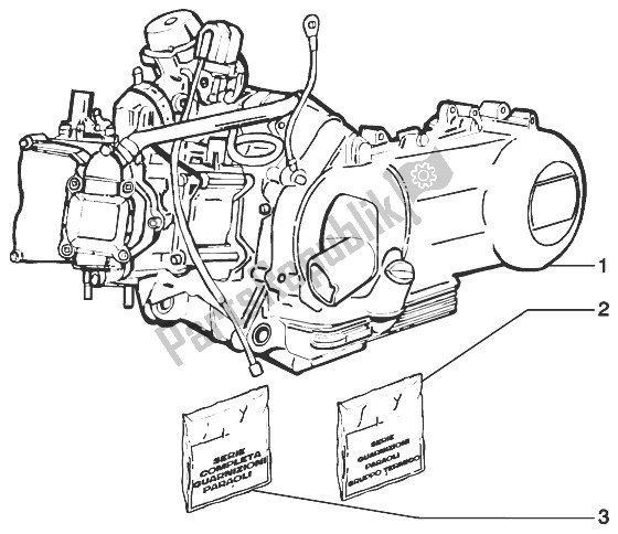 Toutes les pièces pour le Moteur du Gilera Runner 200 VXR 4T 1998