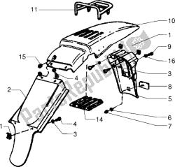 Rear mudguard