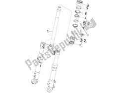 Fork/steering tube - Steering bearing unit