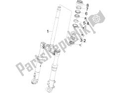 Fork/steering tube - Steering bearing unit