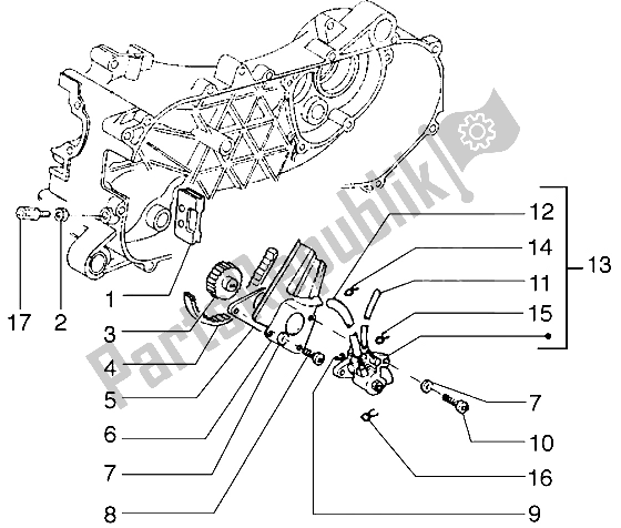 Todas las partes para Bomba De Aceite de Gilera Runner 50 1998