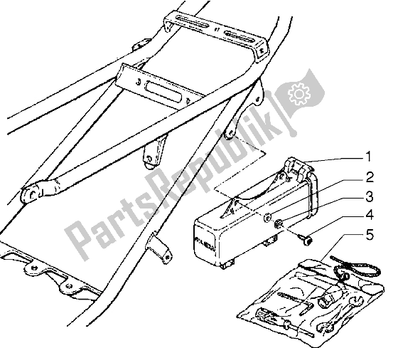 Tutte le parti per il Kit Di Strumenti del Gilera H K M Y 50 1998