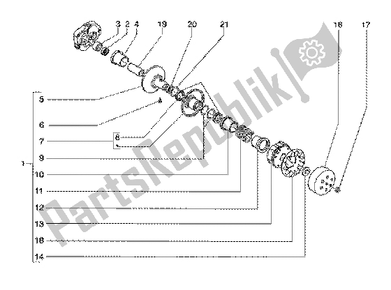 Toutes les pièces pour le Poulie Menée du Gilera Runner 180 FXR 2T 1998