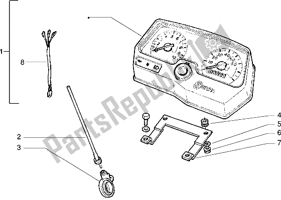 Toutes les pièces pour le Unité D'instrument du Gilera GSM 50 1998