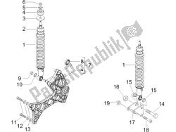 suspensión trasera - amortiguador / s