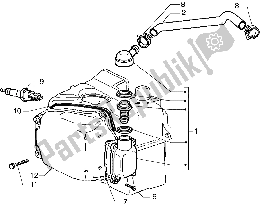 Toutes les pièces pour le Soupape De Vidange D'huile du Gilera Runner VX 125 1998